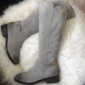 Cole Haan Gray Genuine Suede boots